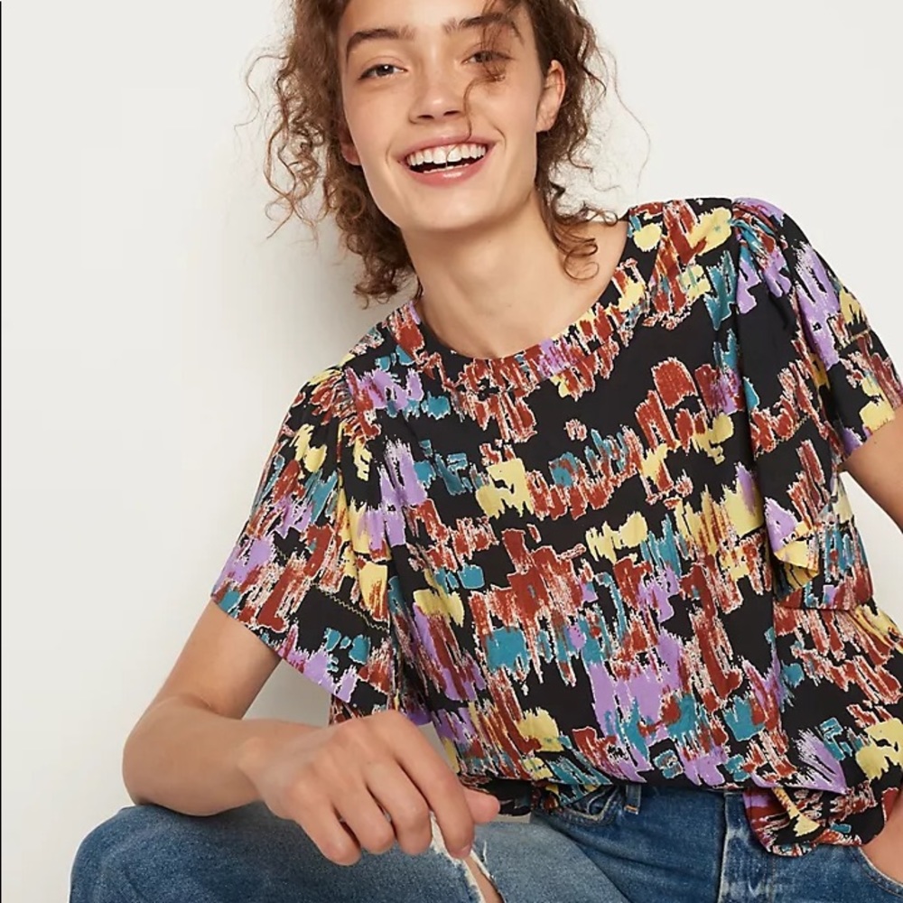 Anthropologie Brendie Ruffled Blouse
